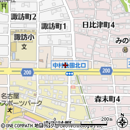 愛知県名古屋市中村区本陣通5丁目47周辺の地図