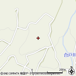 愛知県北設楽郡設楽町西納庫馬洞周辺の地図