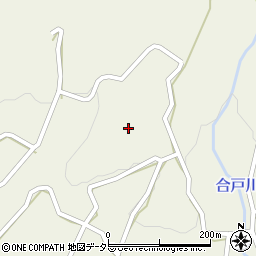 愛知県設楽町（北設楽郡）西納庫（馬洞）周辺の地図