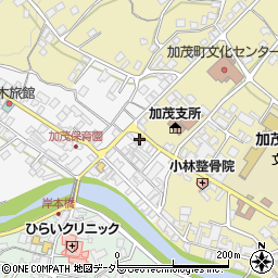 加茂支所周辺の地図
