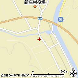 岡山県真庭郡新庄村2183周辺の地図