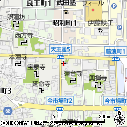浅井質店周辺の地図