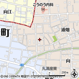 愛知県海部郡大治町長牧浦畑136周辺の地図