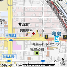 愛知県名古屋市中村区井深町17周辺の地図