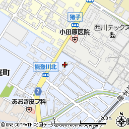 ファミリーマート東近江能登川店周辺の地図