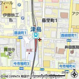 コンタクトマン津島店周辺の地図