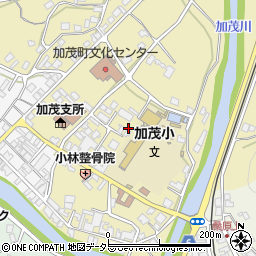 岡山県津山市加茂町塔中80周辺の地図