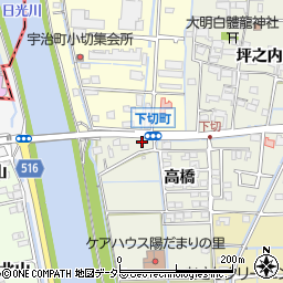 愛知県津島市下切町高橋11周辺の地図