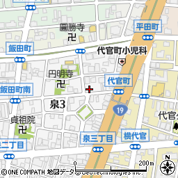 名鉄協商ひがし泉第７駐車場周辺の地図