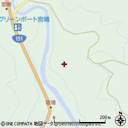 愛知県北設楽郡豊根村坂宇場向周辺の地図