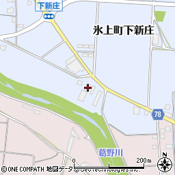 兵庫県丹波市氷上町下新庄688-1周辺の地図