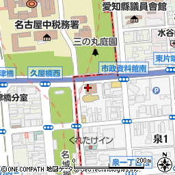名古屋市役所　教育委員会新しい学校づくり推進部・新しい学校づくり推進室周辺の地図