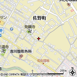 滋賀県東近江市佐野町224周辺の地図
