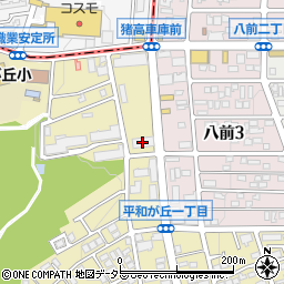 名古屋市交通局猪高営業所周辺の地図