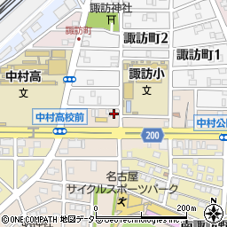 愛知県名古屋市中村区本陣通5丁目231周辺の地図