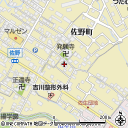 滋賀県東近江市佐野町219周辺の地図