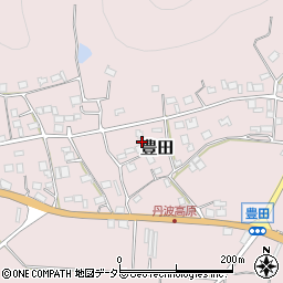京都府船井郡京丹波町豊田家ノ本119周辺の地図