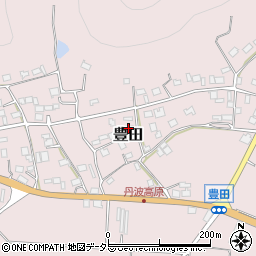 京都府船井郡京丹波町豊田家ノ本125周辺の地図