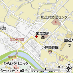 岡山県津山市加茂町塔中5周辺の地図