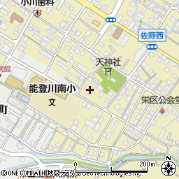 滋賀県東近江市佐野町749-1周辺の地図