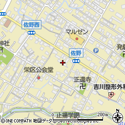 滋賀県東近江市佐野町706-1周辺の地図