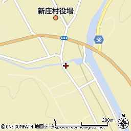 岡山県真庭郡新庄村1093周辺の地図