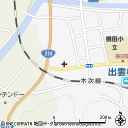 島根県仁多郡奥出雲町横田751-3周辺の地図