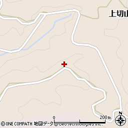 愛知県豊田市上切山町（下中根）周辺の地図