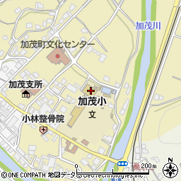 岡山県津山市加茂町塔中85周辺の地図