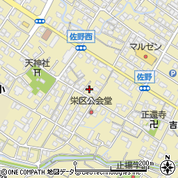 滋賀県東近江市佐野町718-5周辺の地図