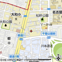 松軒2丁目10陳邸☆アキッパ駐車場【2】周辺の地図