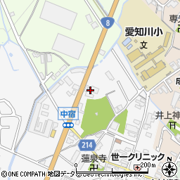 愛知川ホール周辺の地図