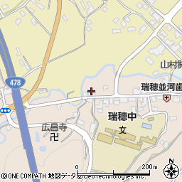 京都府京丹波町（船井郡）大朴（川井戸）周辺の地図