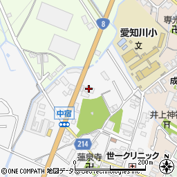 愛知川ホール周辺の地図