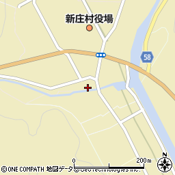 岡山県真庭郡新庄村2175周辺の地図