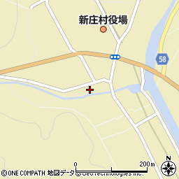 岡山県真庭郡新庄村2173周辺の地図