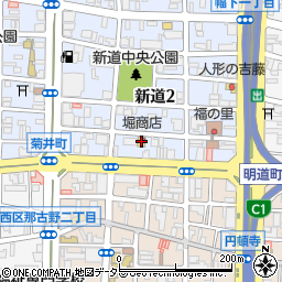 堀商店周辺の地図