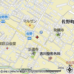 滋賀県東近江市佐野町665-1周辺の地図