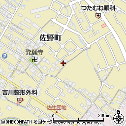 滋賀県東近江市佐野町248周辺の地図