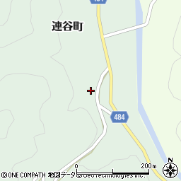 愛知県豊田市連谷町前田周辺の地図