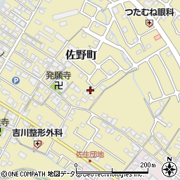 滋賀県東近江市佐野町229-3周辺の地図