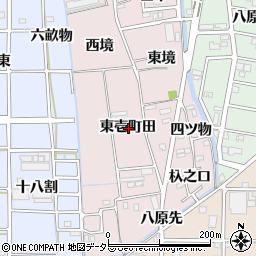 愛知県あま市小橋方東壱町田周辺の地図