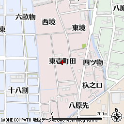 愛知県あま市小橋方（東壱町田）周辺の地図