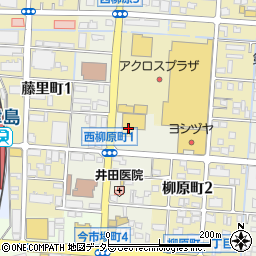 名古屋スバル自動車カースポット津島中央周辺の地図