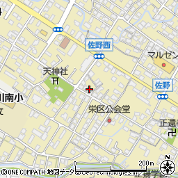 滋賀県東近江市佐野町720-1周辺の地図
