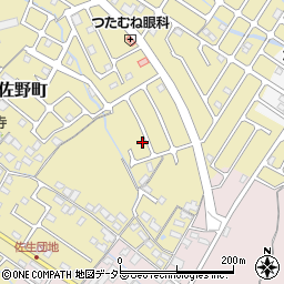 滋賀県東近江市佐野町84-13周辺の地図