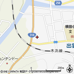 島根県仁多郡奥出雲町横田750周辺の地図