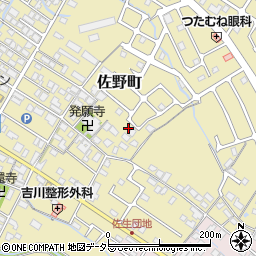 滋賀県東近江市佐野町229周辺の地図