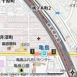 愛知県名古屋市中村区井深町11周辺の地図