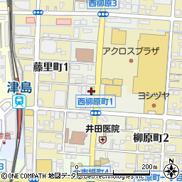 ジブラルタ生命保険株式会社　名古屋西支社津島第一・第二営業所周辺の地図